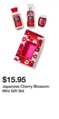 Bath & Body Works Japanese Cherry Blossom Mini Gift Set offer