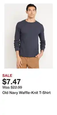 Old Navy Old Navy Waffle-Knit T-Shirt offer