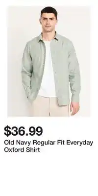 Old Navy Old Navy Regular Fit Everyday Oxford Shirt offer