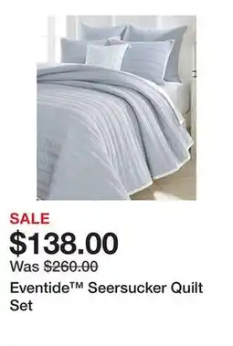 Belk Eventide Seersucker Quilt Set offer