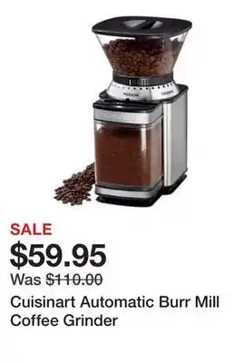 Belk Cuisinart Automatic Burr Mill Coffee Grinder offer