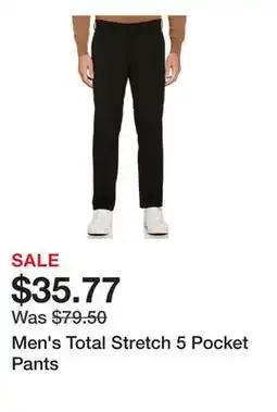 Belk Men's Total Stretch 5 Pocket Pants offer