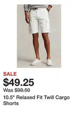 Belk 10.5 Relaxed Fit Twill Cargo Shorts offer