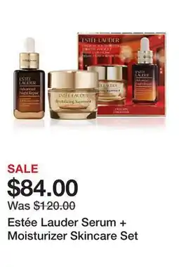 Belk Estée Lauder Serum + Moisturizer Skincare Set offer