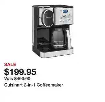 Belk Cuisinart 2-in-1 Coffeemaker offer