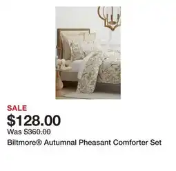 Belk Biltmore Autumnal Pheasant Comforter Set offer