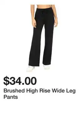 Belk Brushed High Rise Wide Leg Pants offer