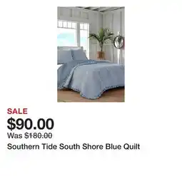 Belk Southern Tide South Shore Blue Quilt offer