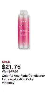 Ulta Beauty Colorful Anti-Fade Conditioner for Long-Lasting Color Vibrancy offer