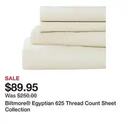 Belk Biltmore Egyptian 625 Thread Count Sheet Collection offer