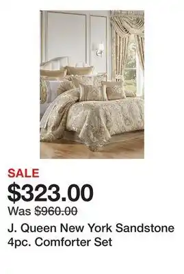 Belk J. Queen New York Sandstone 4pc. Comforter Set offer