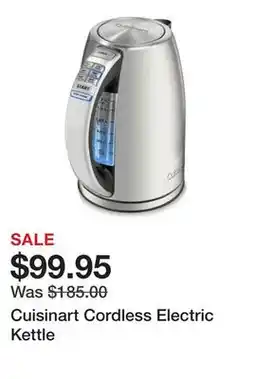 Belk Cuisinart Cordless Electric Kettle offer