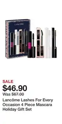 Ulta Beauty Lancôme Lashes For Every Occasion 4 Piece Mascara Holiday Gift Set offer