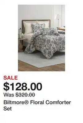 Belk Biltmore Floral Comforter Set offer