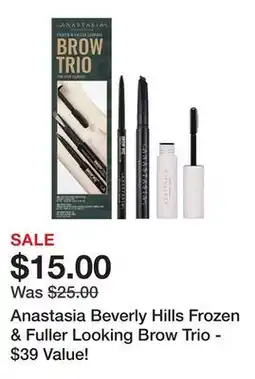 Belk Anastasia Beverly Hills Frozen & Fuller Looking Brow Trio - $39 Value! offer