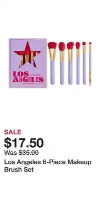 Ulta Beauty Los Angeles 6-Piece Makeup Brush Set offer