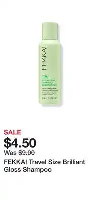 Ulta Beauty FEKKAI Travel Size Brilliant Gloss Shampoo offer