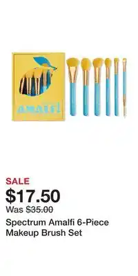 Ulta Beauty Spectrum Amalfi 6-Piece Makeup Brush Set offer