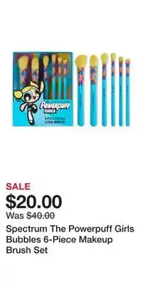 Ulta Beauty Spectrum The Powerpuff Girls Bubbles 6-Piece Makeup Brush Set offer