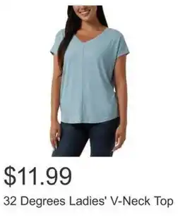 Costco 32 Degrees Ladies' V-Neck Top offer