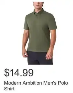 Costco Modern Ambition Men's Polo Shirt offer