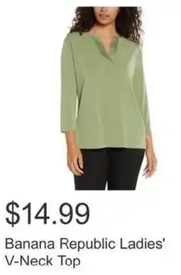 Costco Banana Republic Ladies' V-Neck Top offer