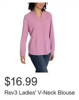 Costco Rev3 Ladies' V-Neck Blouse offer