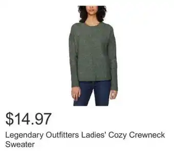 Costco Legendary Outfitters Ladies' Cozy Crewneck Sweater offer