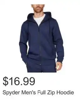 Costco Spyder Men's Full Zip Hoodie offer