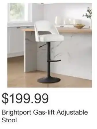 Costco Brightport Gas-lift Adjustable Stool offer