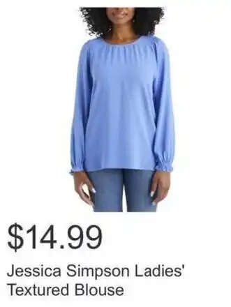 Costco Jessica Simpson Ladies' Textured Blouse offer