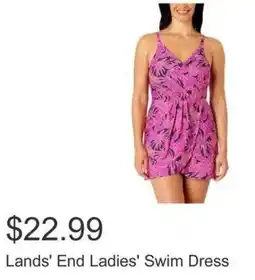 Costco Lands' End Ladies' Swim Dress offer