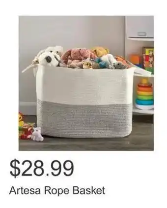 Costco Artesa Rope Basket offer