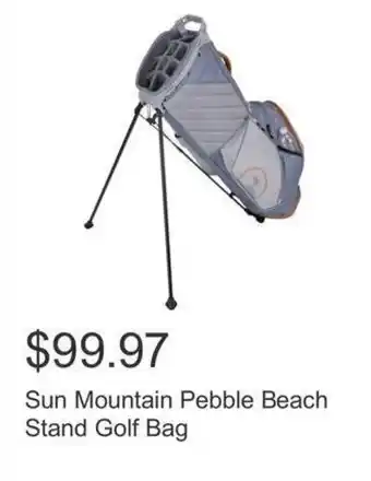 Costco Sun Mountain Pebble Beach Stand Golf Bag offer