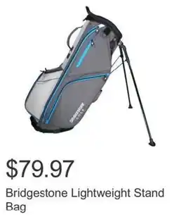 Costco Bridgestone Lightweight Stand Bag offer