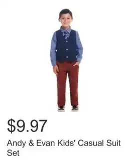 Costco Andy & Evan Kids' Casual Suit Set offer