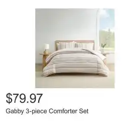 Costco Gabby 3-piece Comforter Set offer