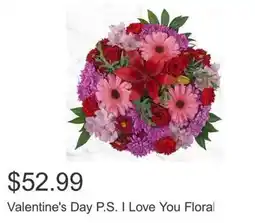 Costco Valentine's Day P.S. I Love You Floral offer