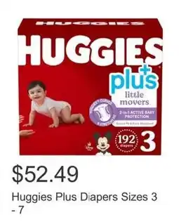 Costco Huggies Plus Diapers offer