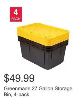 Costco Greenmade 27 Gallon Storage Bin offer