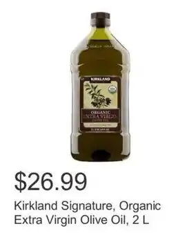 Costco Kirkland Signature or Organic Extra Virgin Olive Oil offer