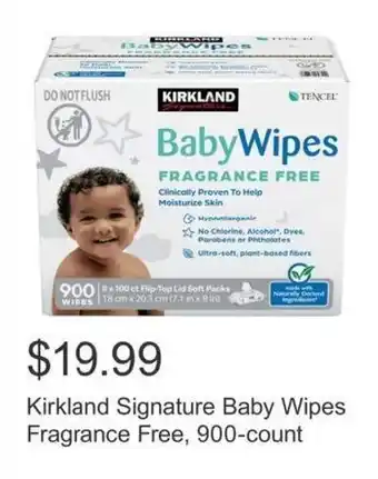 Costco Kirkland Signature Baby Wipes offer