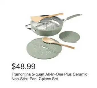 Costco Tramontina 5-quart All-In-One Plus Ceramic Non-Stick Pan offer