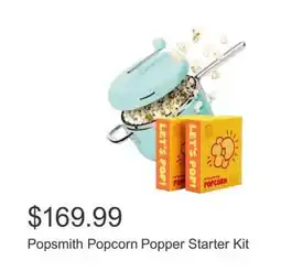 Costco Popsmith Popcorn Popper Starter Kit offer