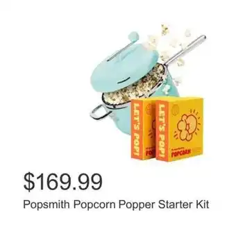 Costco Popsmith Popcorn Popper Starter Kit offer