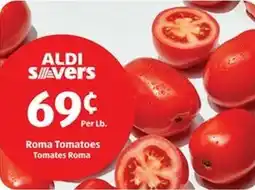 Aldi Roma Tomatoes offer