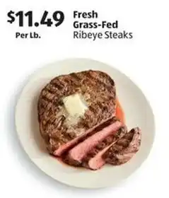 Aldi Fresh Grass-Fed Ribeye Steaks offer