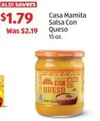 Aldi Casa Mamita Salsa Con Queso offer