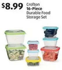 Aldi Crofton 16-Piece Durable Food Storage Set offer