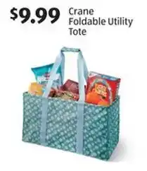 Aldi Crane Foldable Utility Tote offer